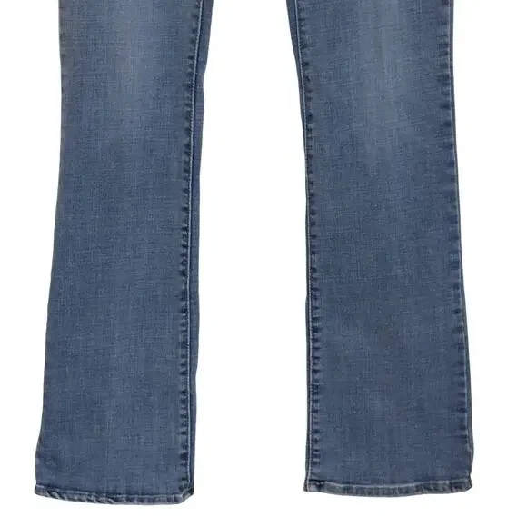 Levis 715 Jeans Slim Boot Women 31x33 Denim Stretch Western Rodeo Hipster Grunge - Picture 6 of 15